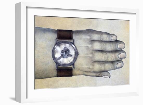 Punctuality-Wayne Anderson-Framed Giclee Print