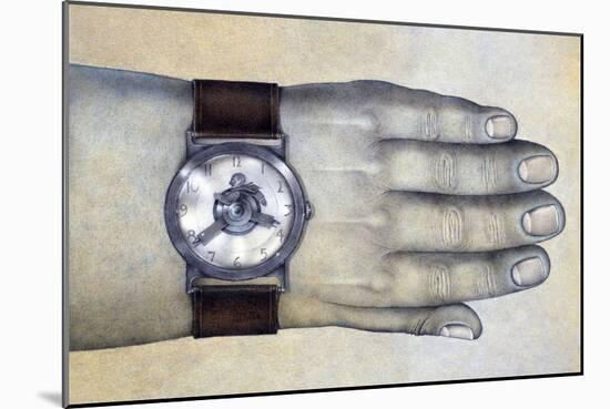 Punctuality-Wayne Anderson-Mounted Giclee Print