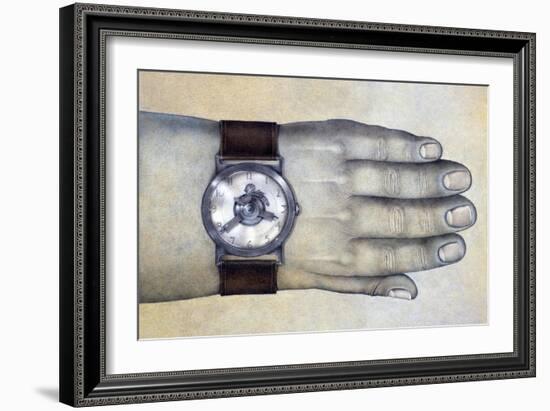 Punctuality-Wayne Anderson-Framed Giclee Print