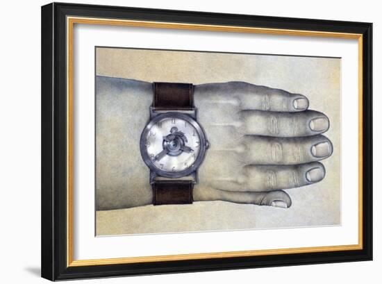 Punctuality-Wayne Anderson-Framed Giclee Print