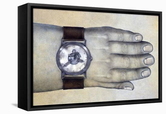 Punctuality-Wayne Anderson-Framed Premier Image Canvas