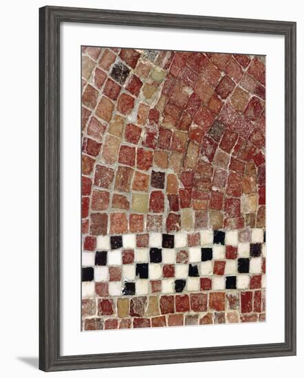 Punic Civilization, Detail of a Polychrome Mosaic from Byrsa Hill, Carthage, Tunisia-null-Framed Giclee Print