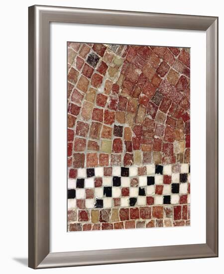 Punic Civilization, Detail of a Polychrome Mosaic from Byrsa Hill, Carthage, Tunisia-null-Framed Giclee Print