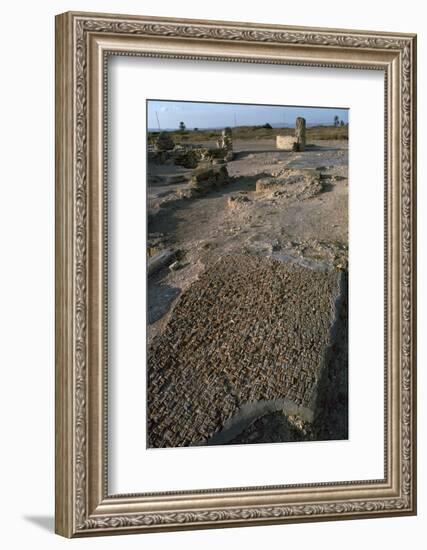 Punic floor mosaic, c.6th century BC-Unknown-Framed Photographic Print