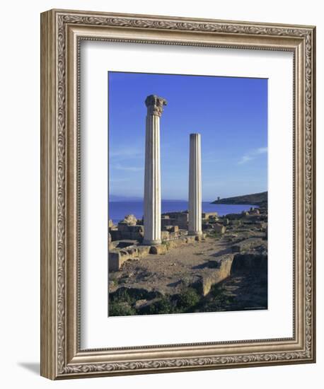 Punic/Roman Ruins of City Founded by Phoenicians in 730 BC, Tharros, Sardinia, Italy, Europe-Sheila Terry-Framed Photographic Print
