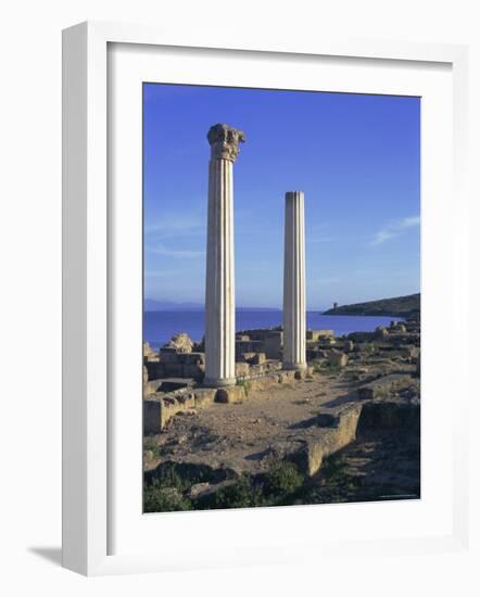 Punic/Roman Ruins of City Founded by Phoenicians in 730 BC, Tharros, Sardinia, Italy, Europe-Sheila Terry-Framed Photographic Print