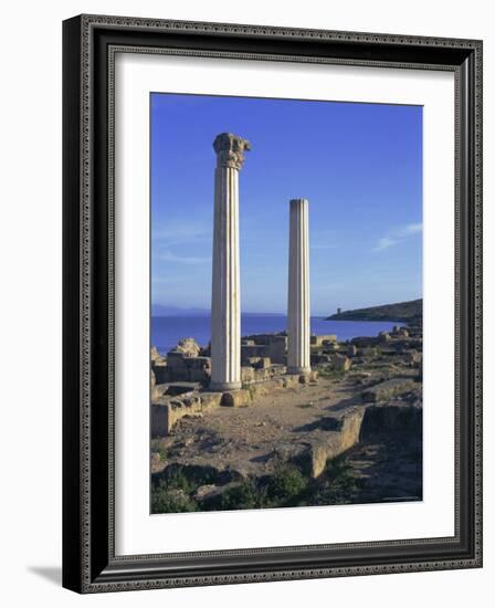 Punic/Roman Ruins of City Founded by Phoenicians in 730 BC, Tharros, Sardinia, Italy, Europe-Sheila Terry-Framed Photographic Print