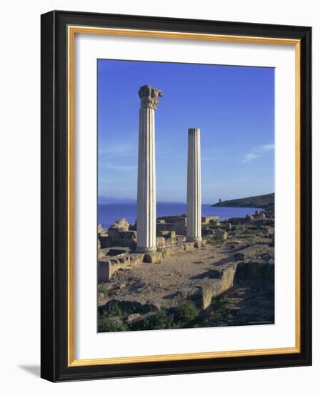 Punic/Roman Ruins of City Founded by Phoenicians in 730 BC, Tharros, Sardinia, Italy, Europe-Sheila Terry-Framed Photographic Print