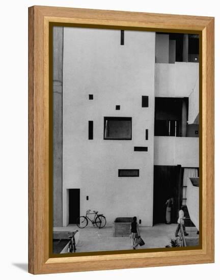 Punjab High Court Building, Designed by Le Corbusier-James Burke-Framed Premier Image Canvas