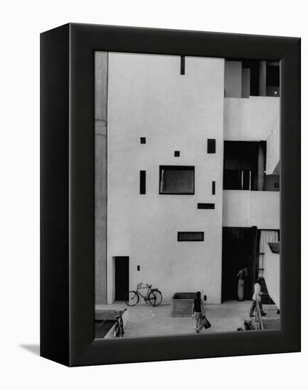 Punjab High Court Building, Designed by Le Corbusier-James Burke-Framed Premier Image Canvas