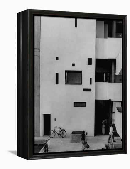 Punjab High Court Building, Designed by Le Corbusier-James Burke-Framed Premier Image Canvas