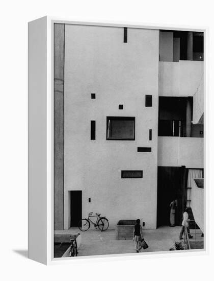 Punjab High Court Building, Designed by Le Corbusier-James Burke-Framed Premier Image Canvas