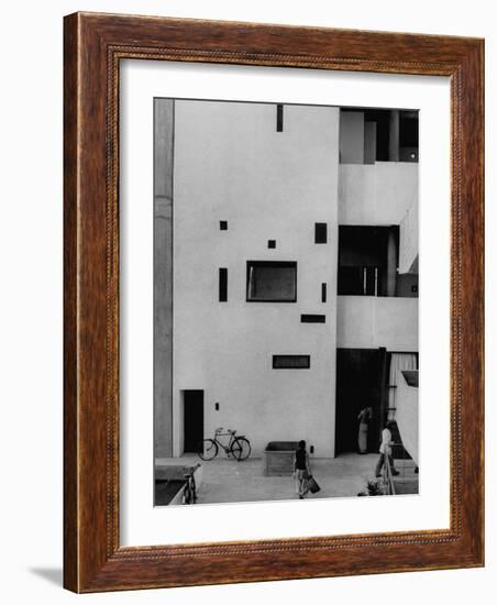 Punjab High Court Building, Designed by Le Corbusier-James Burke-Framed Photographic Print