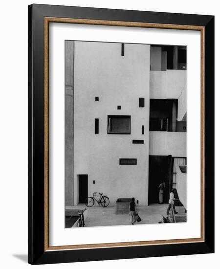 Punjab High Court Building, Designed by Le Corbusier-James Burke-Framed Photographic Print