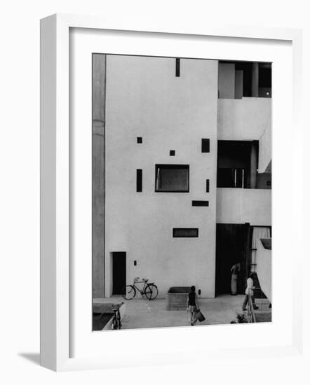 Punjab High Court Building, Designed by Le Corbusier-James Burke-Framed Photographic Print