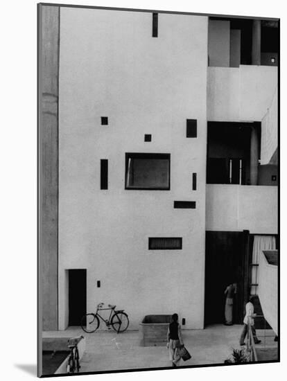 Punjab High Court Building, Designed by Le Corbusier-James Burke-Mounted Photographic Print