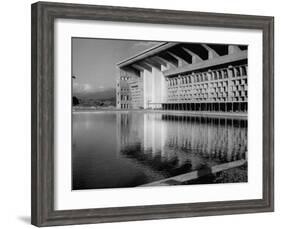 Punjab High Court Building, Designed by Le Corbusier-null-Framed Photographic Print