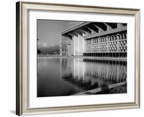 Punjab High Court Building, Designed by Le Corbusier-null-Framed Photographic Print