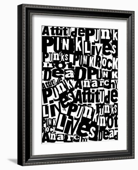 Punk Lives-Roseanne Jones-Framed Giclee Print