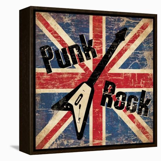 Punk Rock-N. Harbick-Framed Stretched Canvas