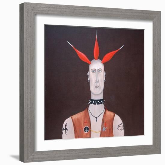 Punk Rocker-John Wright-Framed Giclee Print