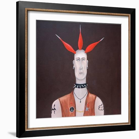 Punk Rocker-John Wright-Framed Giclee Print