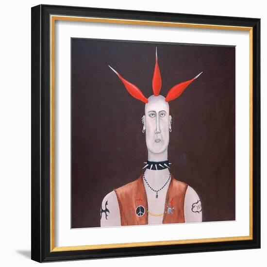 Punk Rocker-John Wright-Framed Giclee Print