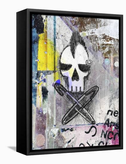 Punk Skull-Roseanne Jones-Framed Premier Image Canvas