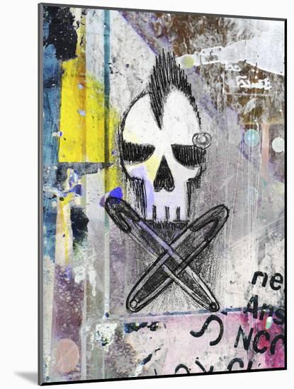 Punk Skull-Roseanne Jones-Mounted Giclee Print