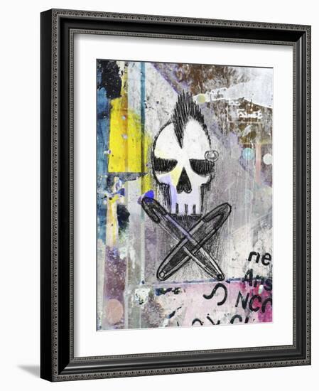 Punk Skull-Roseanne Jones-Framed Giclee Print