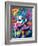 Punk-Abstract Graffiti-Framed Giclee Print