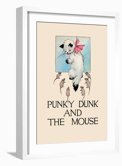 Punky Dunk And the Mouse-null-Framed Art Print