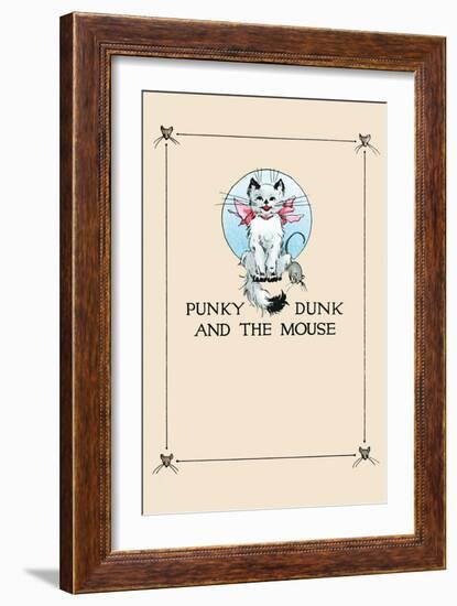 Punky Dunk And the Mouse-null-Framed Art Print