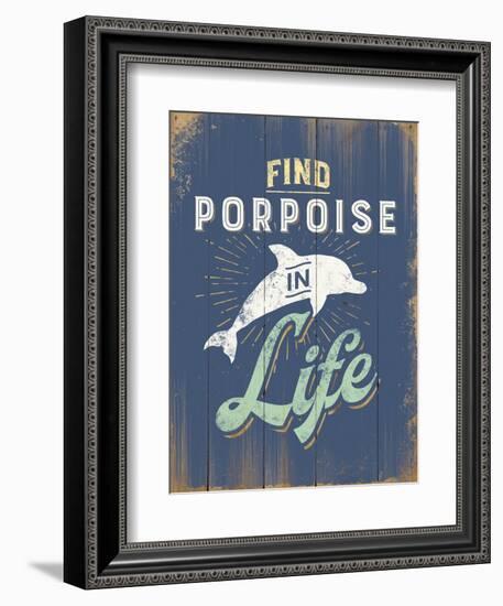 Punny Coastal I-null-Framed Premium Giclee Print