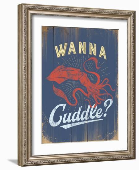 Punny Coastal III-null-Framed Art Print