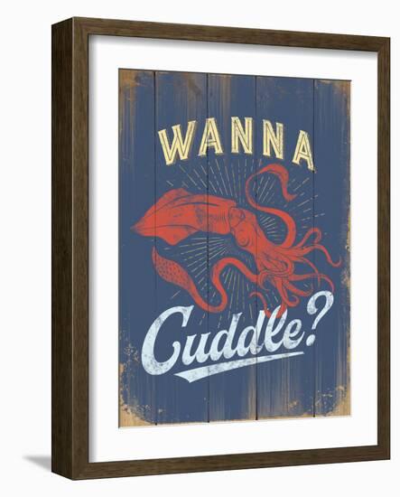 Punny Coastal III-null-Framed Art Print