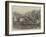 Punt Fishing on the Thames-Henry Woods-Framed Giclee Print