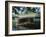 Punt on River Avon Going Under Bridge, Christchurch, Canterbury, South Island, New Zealand-Julian Pottage-Framed Photographic Print