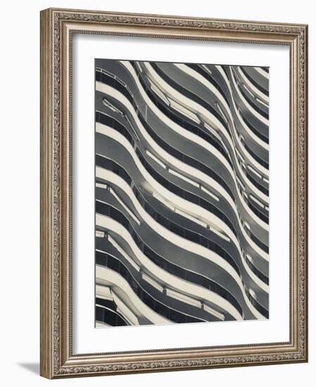 Punta Del Este, Millenium Tower, Condo Tower, Uruguay-Walter Bibikow-Framed Photographic Print