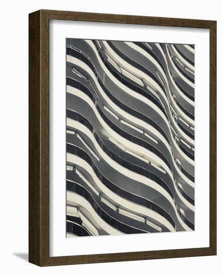 Punta Del Este, Millenium Tower, Condo Tower, Uruguay-Walter Bibikow-Framed Photographic Print