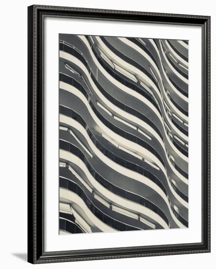 Punta Del Este, Millenium Tower, Condo Tower, Uruguay-Walter Bibikow-Framed Photographic Print