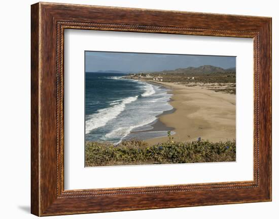 Punta Gasparena, Pacific coast south from Todos Santos, Baja California, Mexico, North America-Tony Waltham-Framed Photographic Print