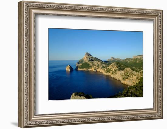 Punta Nau seen from el Mirador Es Colomer in the Formentor Peninsula, Majorca, Balearic Islands, Sp-Carlo Morucchio-Framed Photographic Print