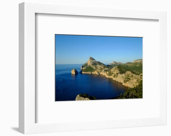 Punta Nau seen from el Mirador Es Colomer in the Formentor Peninsula, Majorca, Balearic Islands, Sp-Carlo Morucchio-Framed Photographic Print