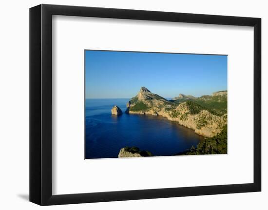 Punta Nau seen from el Mirador Es Colomer in the Formentor Peninsula, Majorca, Balearic Islands, Sp-Carlo Morucchio-Framed Photographic Print