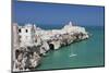 Punta San Francesco and Old Town, Vieste, Gargano, Foggia Province, Puglia, Italy, Europe-Markus Lange-Mounted Photographic Print