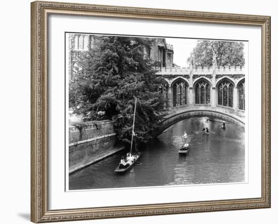 Punting at Cambridge-Henry Grant-Framed Photographic Print