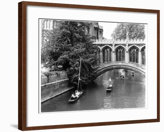 Punting at Cambridge-Henry Grant-Framed Photographic Print