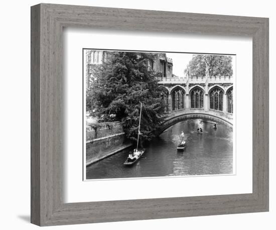 Punting at Cambridge-Henry Grant-Framed Photographic Print