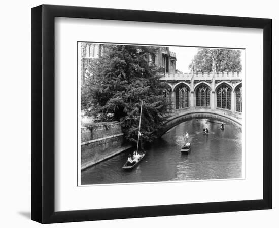 Punting at Cambridge-Henry Grant-Framed Photographic Print